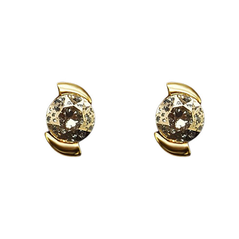 Auskarai „Pieno Kelias (Rožinė Patina)“ su Swarovski™ kristalais